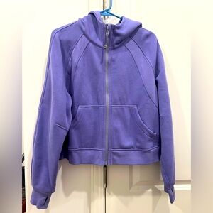 Lululemon oversized full zip scuba - Dark Lavender